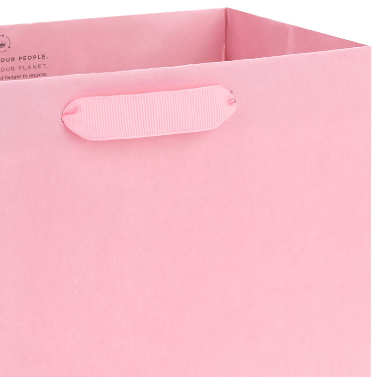9.6" Assorted Solid Colors 4-Pack Medium Gift Bags, , large image number 5