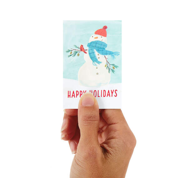 3.25" Mini Little Joys Snowman Holiday Card, , large image number 1