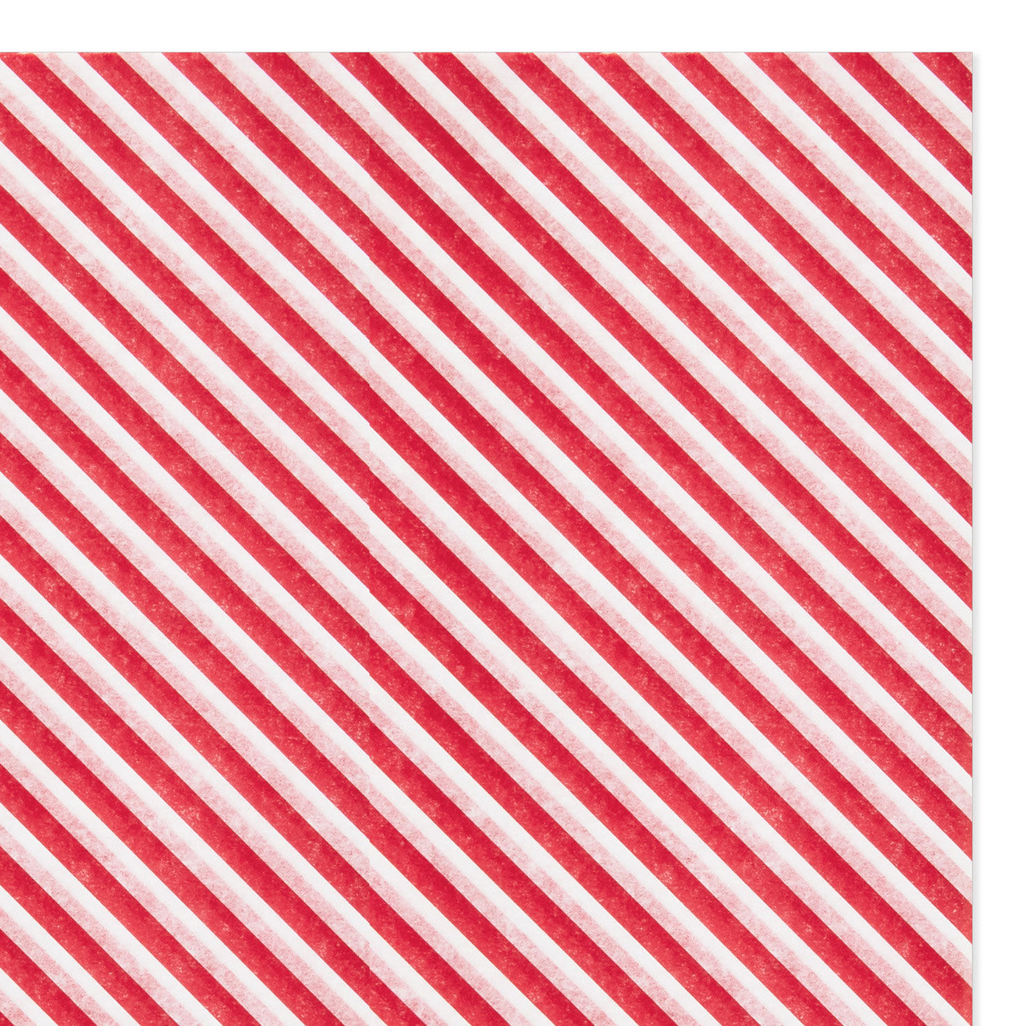 Red and White Stripes Christmas Tissue Paper upclose view image number 4