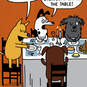 Canine Thanksgiving Funny Thanksgiving Card, , large image number 4