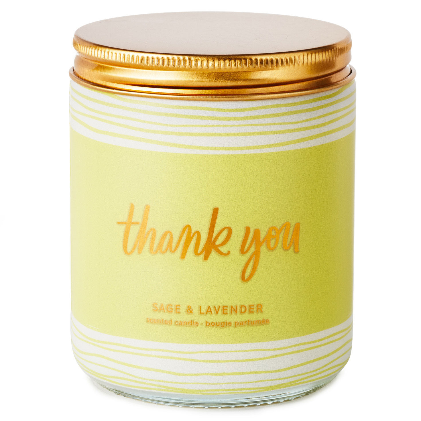 Thank You Scented Single-Wick Jar Candle, 7 oz.