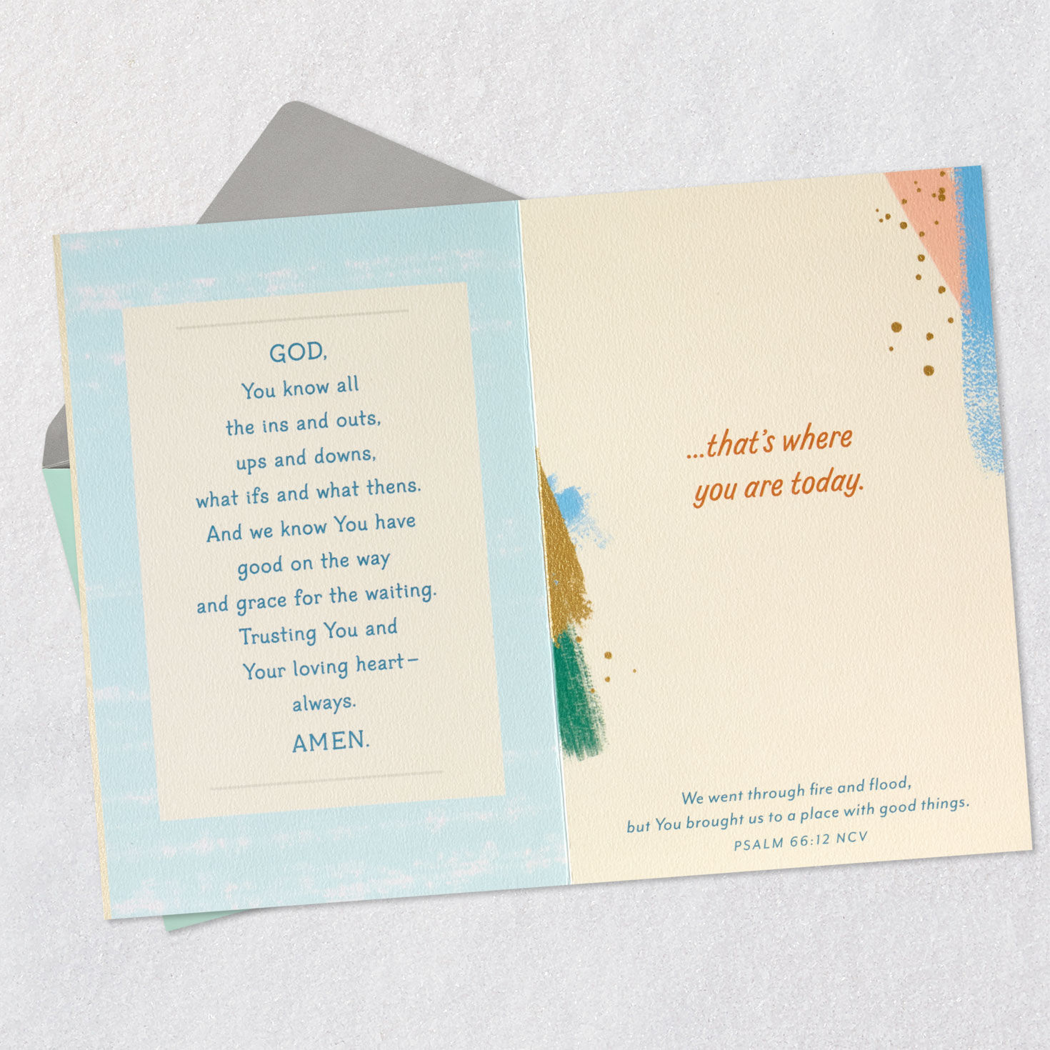 You're In My Heart and Prayers Religious Encouragement Card for only USD 6.99 | Hallmark