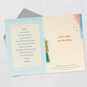 Brushstrokes and Leaves Religious Encouragement Card Open card with envelope image number 5