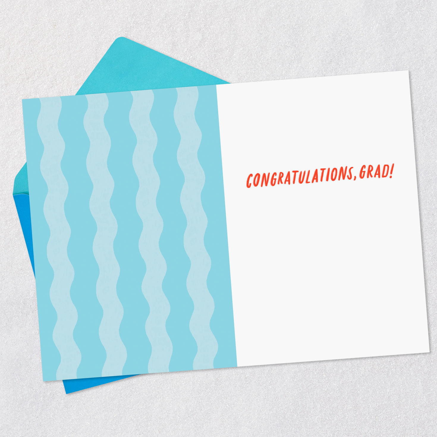 Officially Have Your Shit Together Funny Graduation Card Open card with envelope image number 3