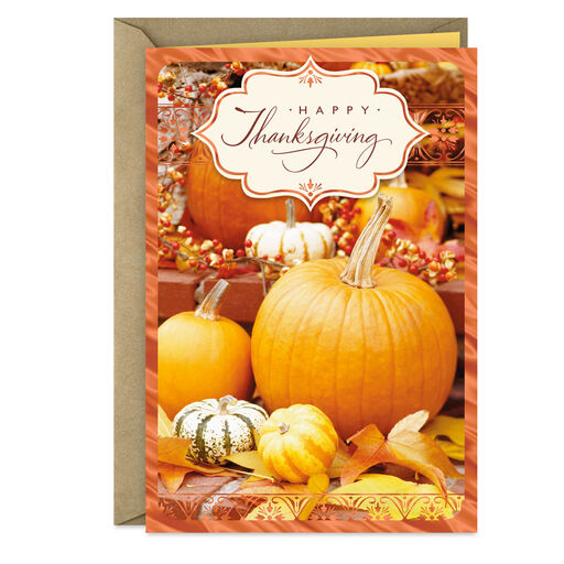 Heartwarming Moments and Memories Thanksgiving Card, 