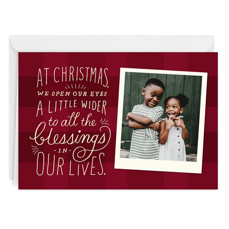 All the Blessings Custom Christmas Card