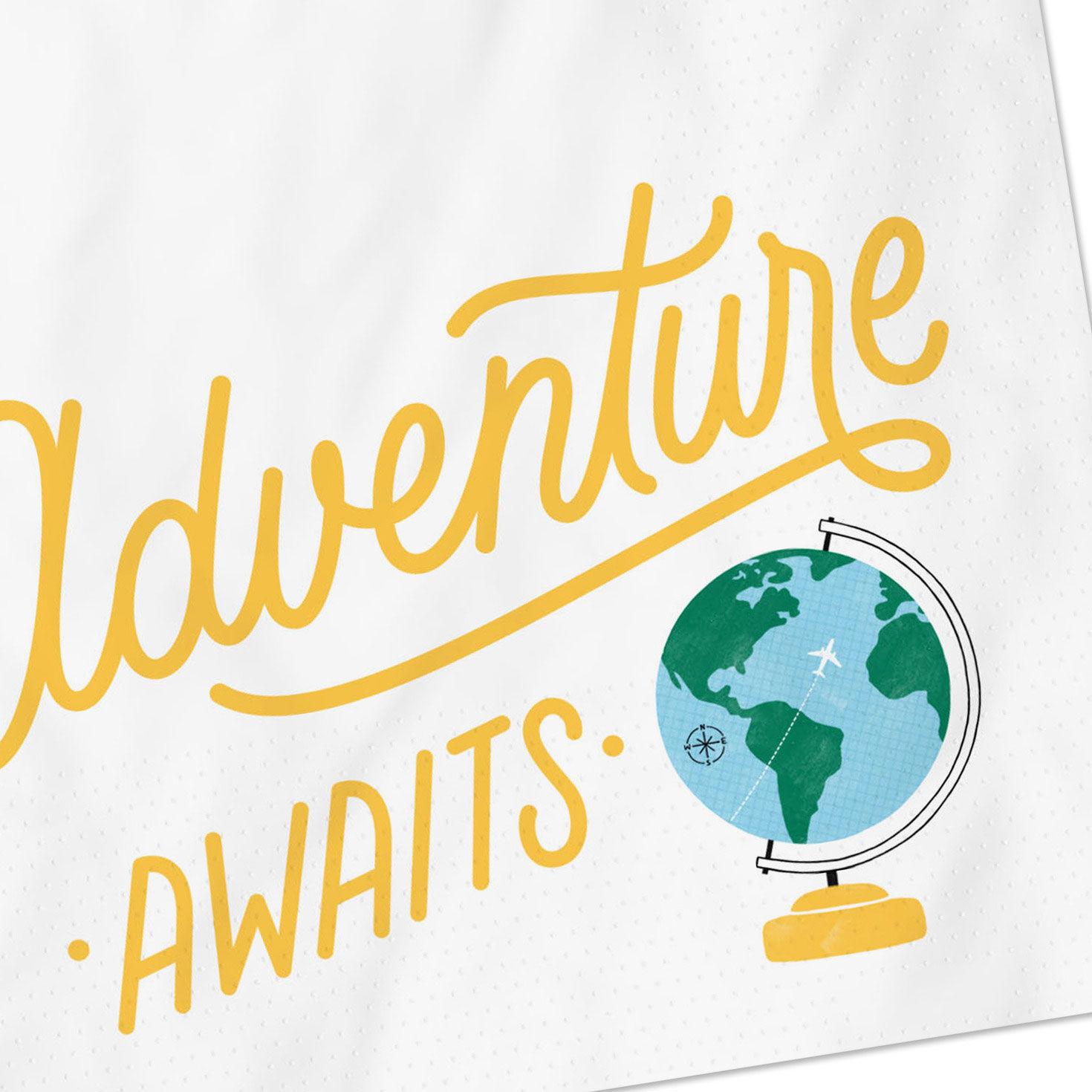 Adventure Awaits Graduation Cocktail Napkins Pack Front detail image number 3
