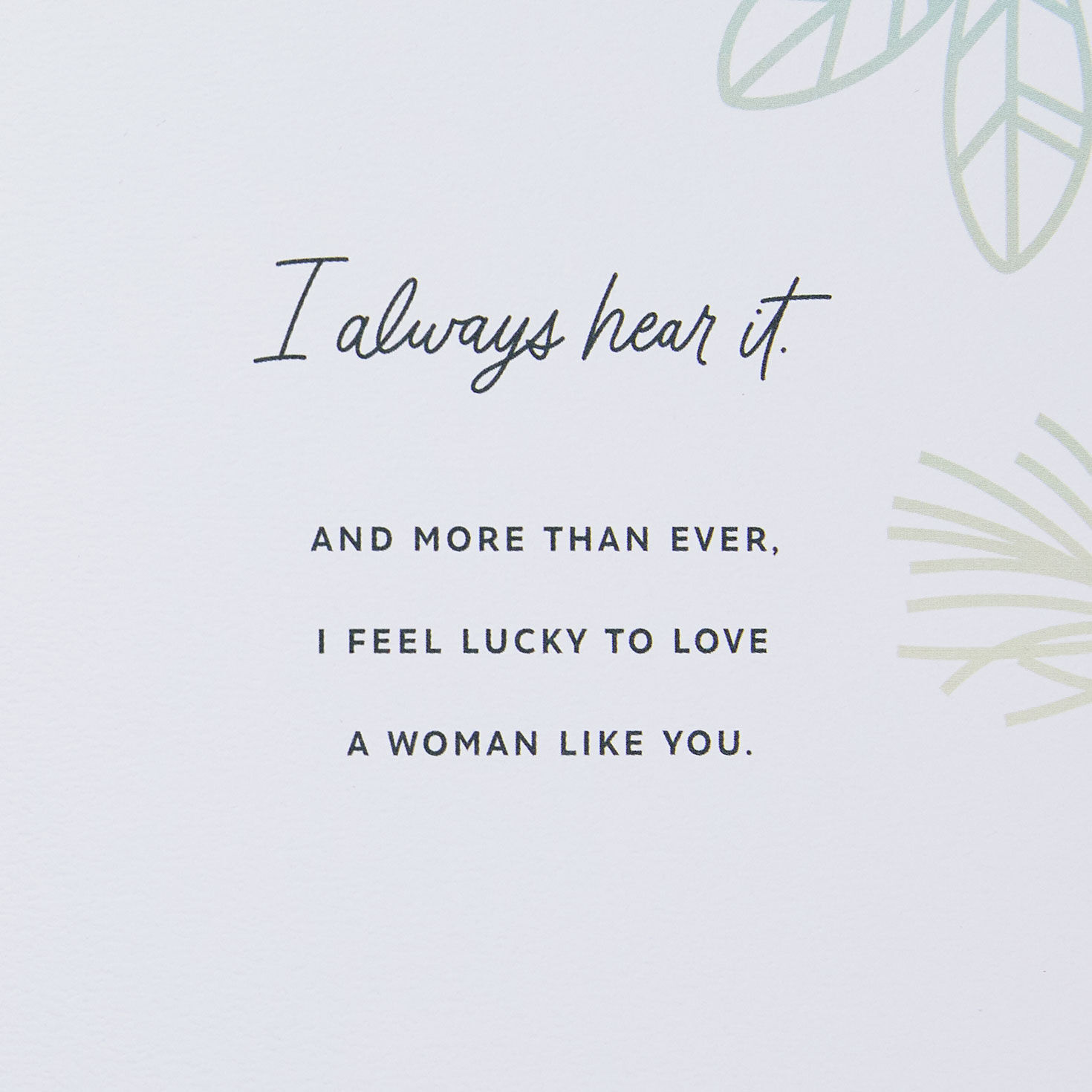 Watercolor Flowers Romantic Christmas Card for Her Sentiment image number 3