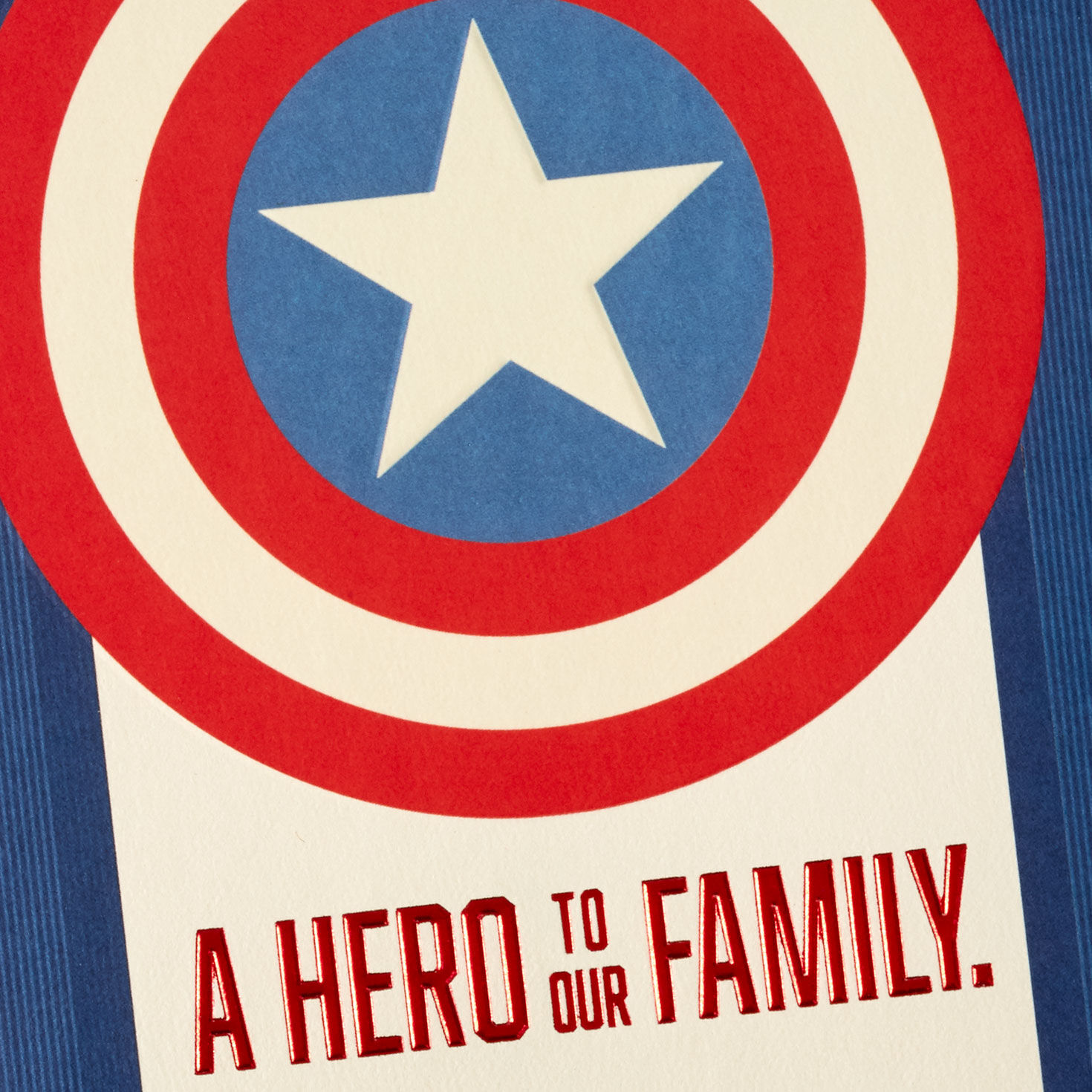 Marvel Captain America You're One of the Good Guys Birthday Card for Family Member, , large image number 4