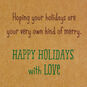 Hot Cocoa Mugs Brother and Sister-in-Law Holiday Card Sentiment image number 2