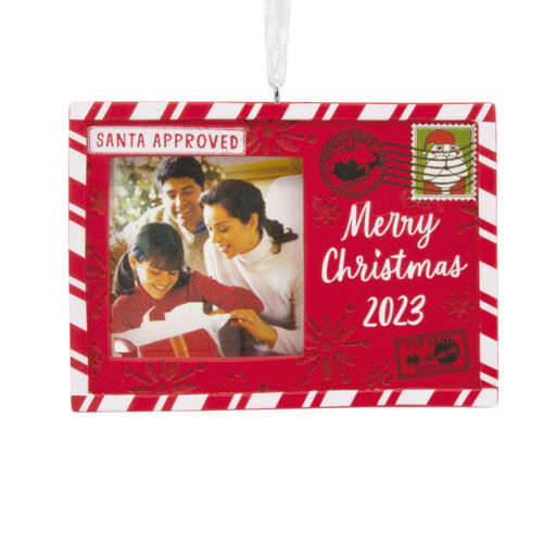 Holiday Postcard 2023 Photo Frame Hallmark Ornament, 