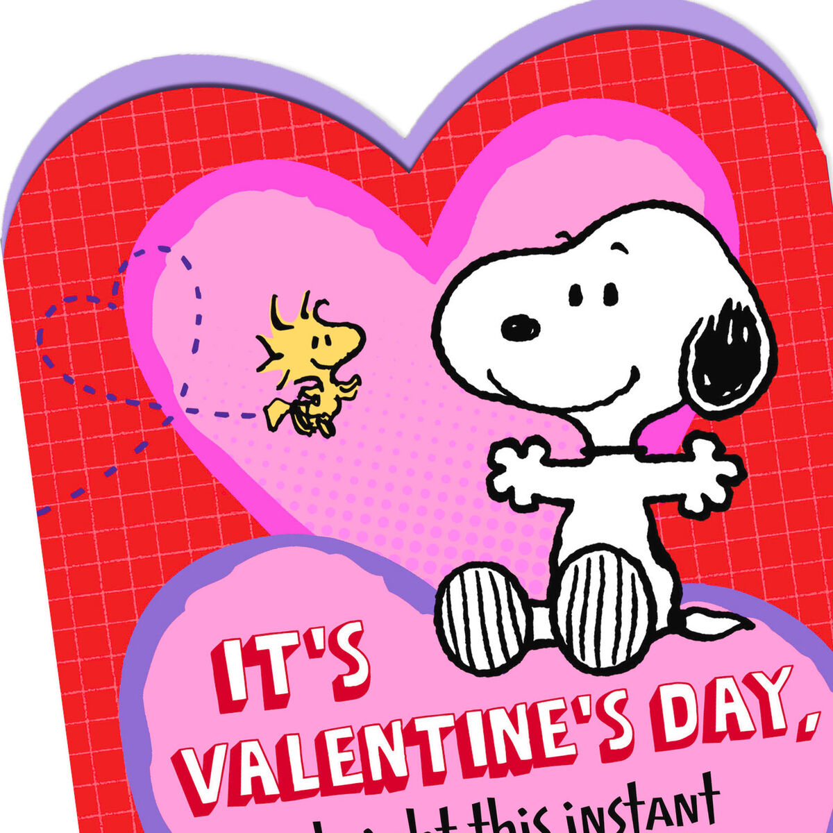 Peanuts® Snoopy Thinking of You Valentine's Day Card - Greeting Cards