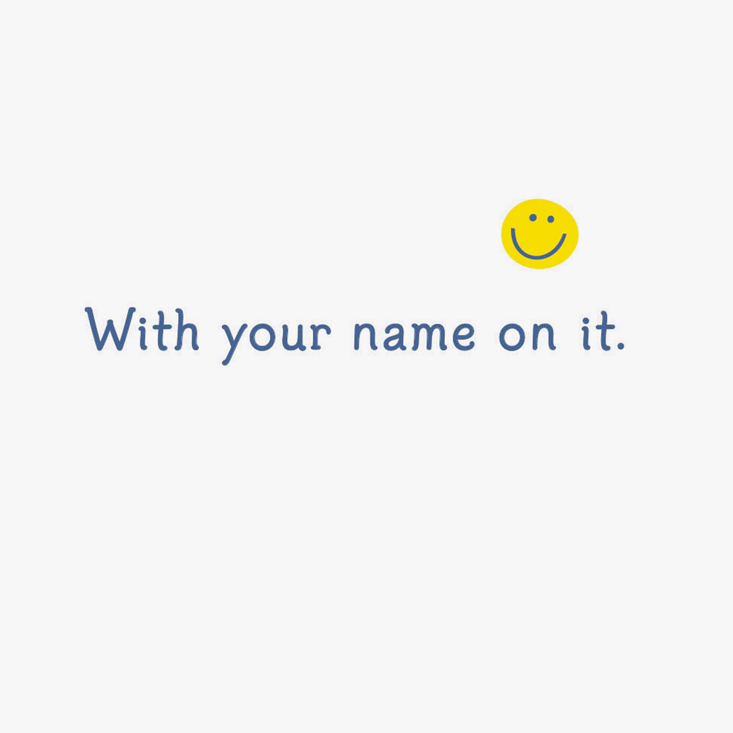 Smiley Faces Paper Hug Encouragement Card Sentiment image number 2