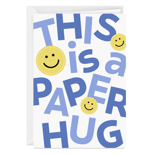 Personalized This Is a Paper Hug Card, 