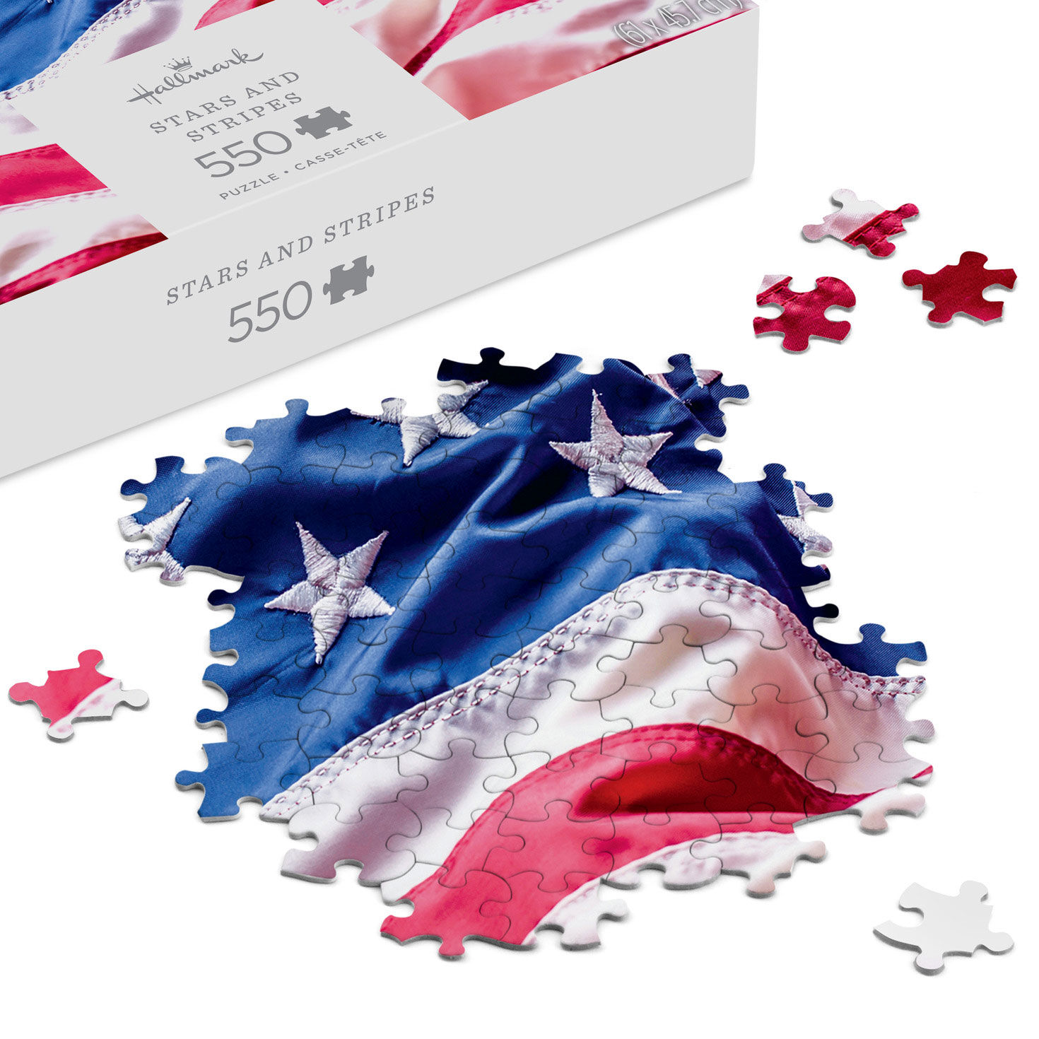Stars and Stripes 550-Piece Jigsaw Puzzle for only USD 19.99 | Hallmark