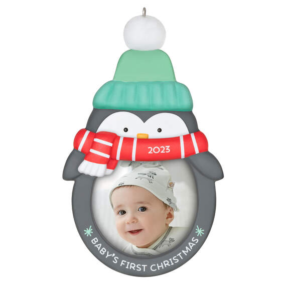Baby's 1st Christmas 2023 Personalize Photo Ornament, , large image number 1