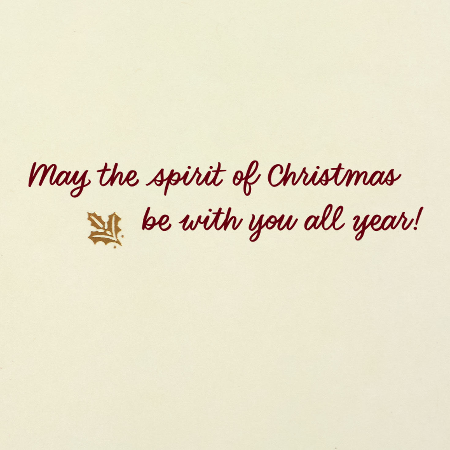 Traditional Santa in Snow Christmas Card sentiment image number 2