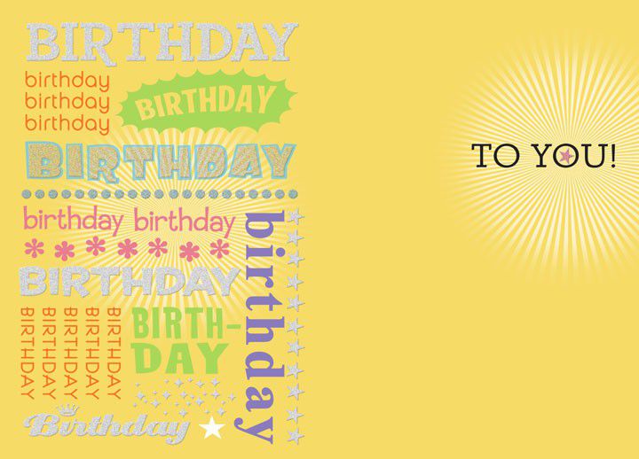 Snoopy Happy Birthday Card