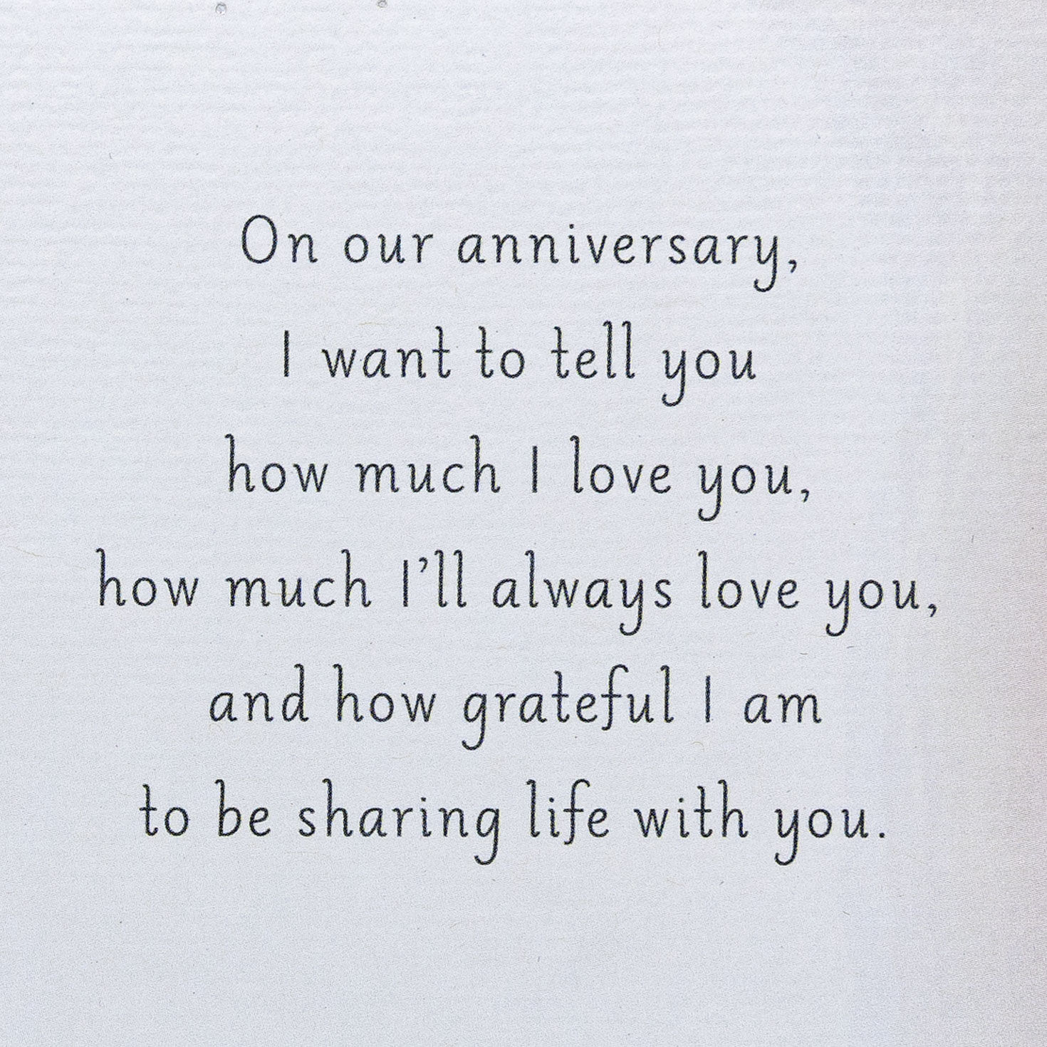 Pink Hearts Love Anniversary Card sentiment image number 3