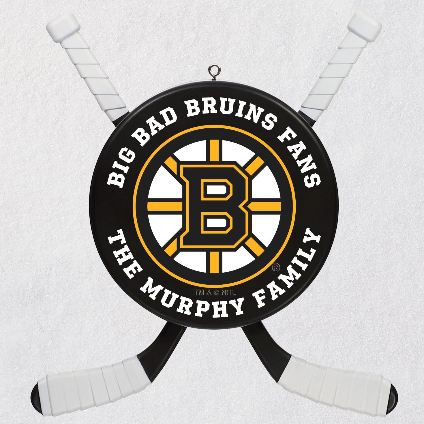 Nhl Hockey Personalized Ornament Boston Bruins Personalized