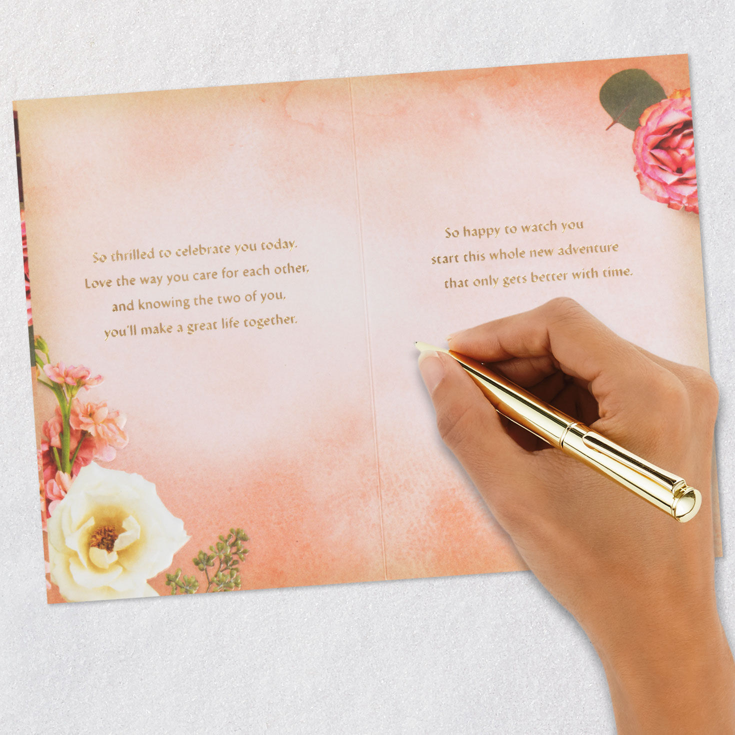 Thrilled to Celebrate You Wedding Card for Daughter and Son-in-Law, , large image number 7