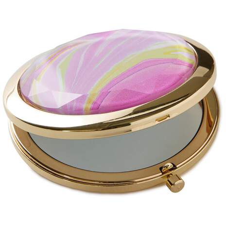 Marbled Compact Mirror, , large