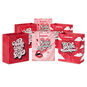 6.5" Pink and Red Retro 6-Pack Assorted Small Gift Bags, , large image number 1
