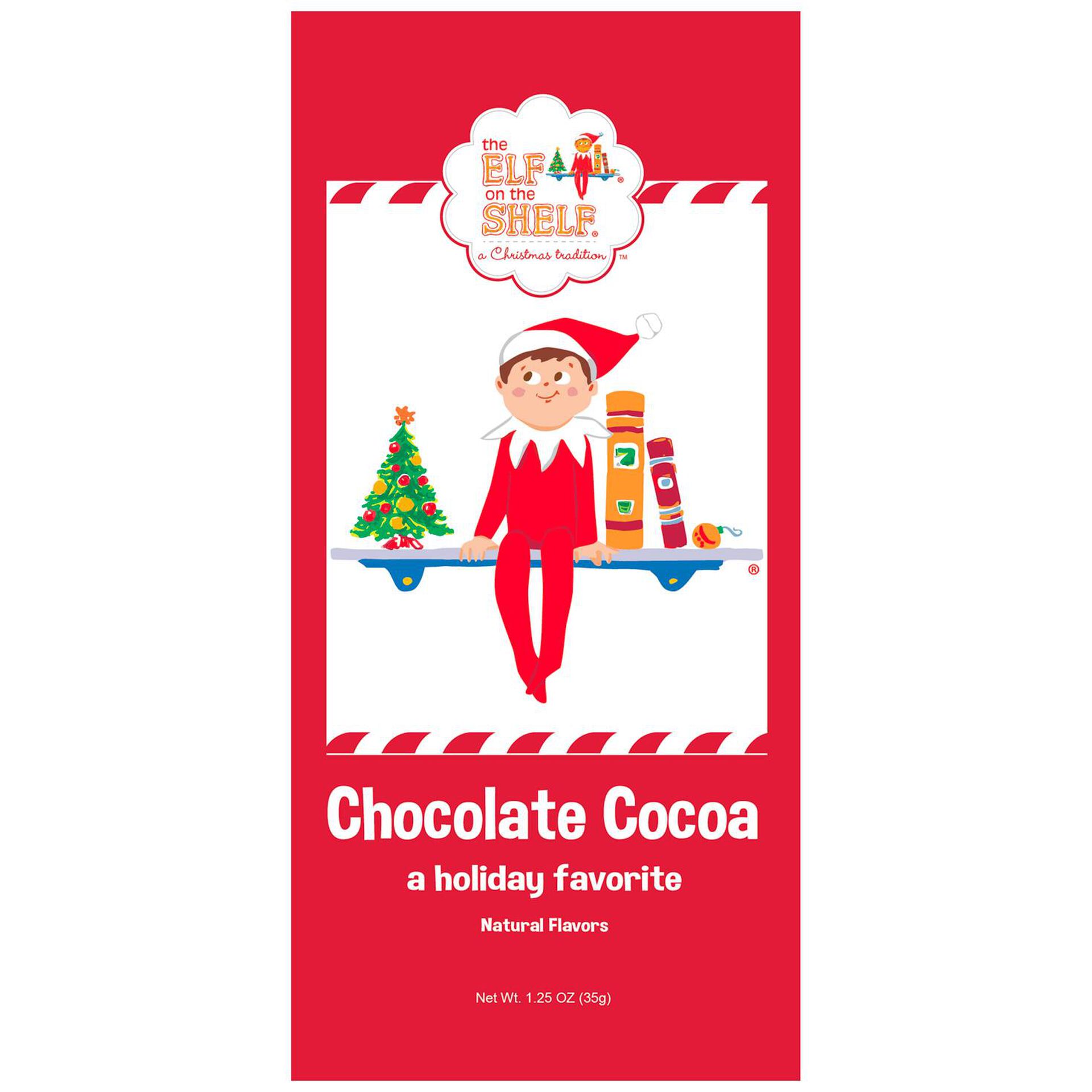 The Elf On The Shelf Single Serving Chocolate Cocoa Mix 1 25 Oz Mixes Spreads Hallmark