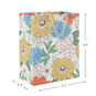 Mod Blossoms Medium Gift Bag measurement image number 3