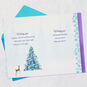 Elegant Tree and Snowflakes Daughter Christmas Card Open card with envelope image number 5