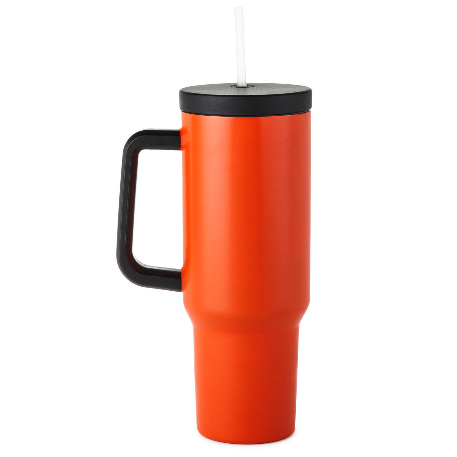 Orange Pumpkin Stainless Steel Insulated Cold Cup back image number 2