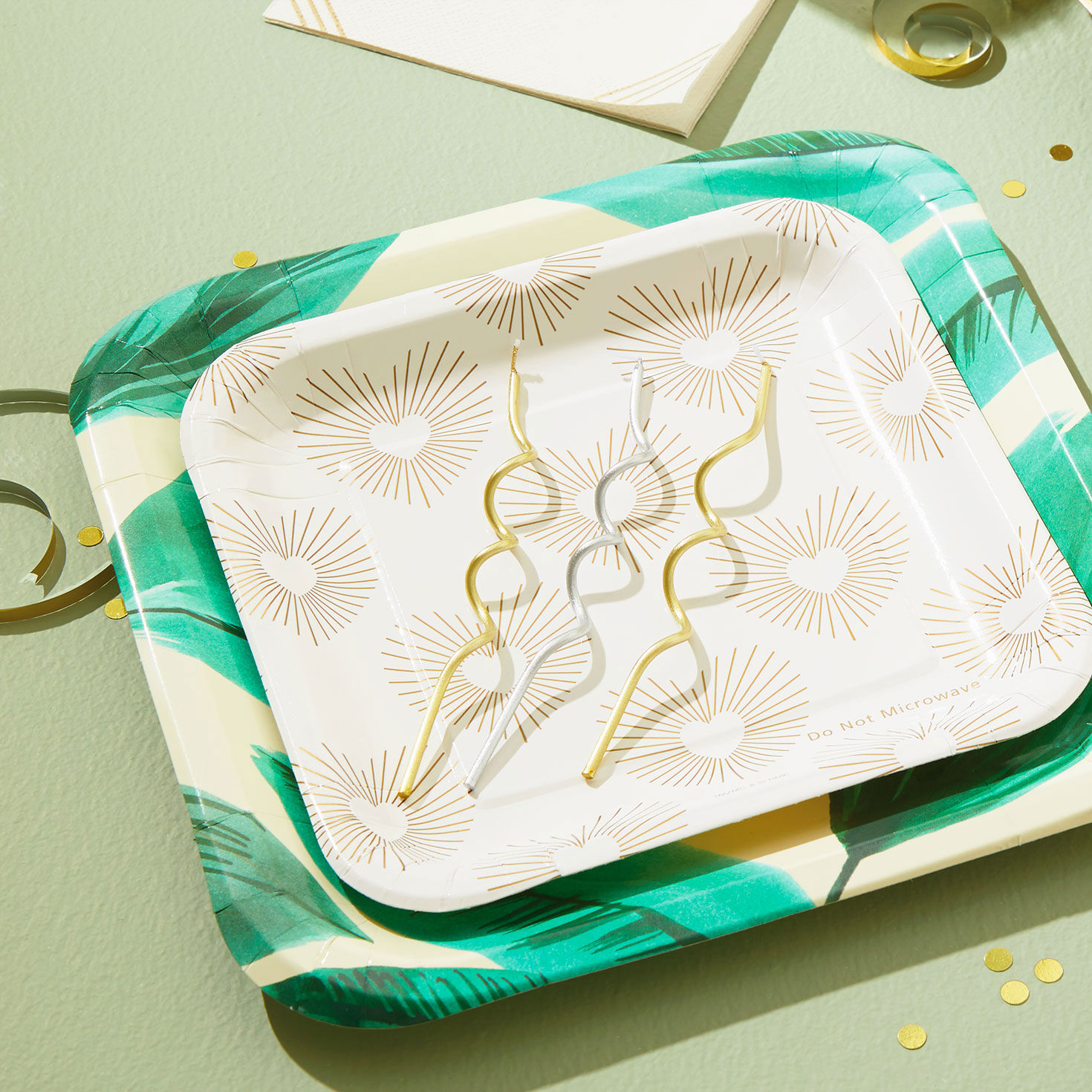 Metallic Gold and Silver Squiggle Birthday Candles, Set of 12 for only USD 4.99 | Hallmark