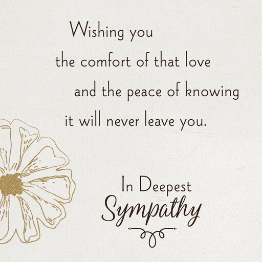 Love Lasts Forever Blue Hydrangea in Vase Sympathy Card, 