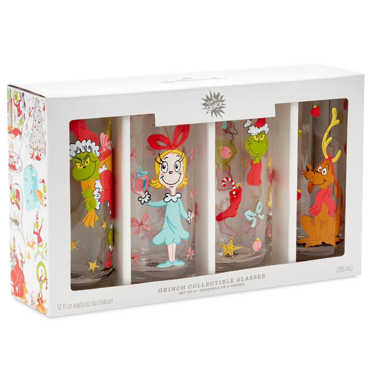 Dr. Seuss's How the Grinch Stole Christmas!™ Drinking Glasses, Set of 4 for only USD 22.49 | Hallmark