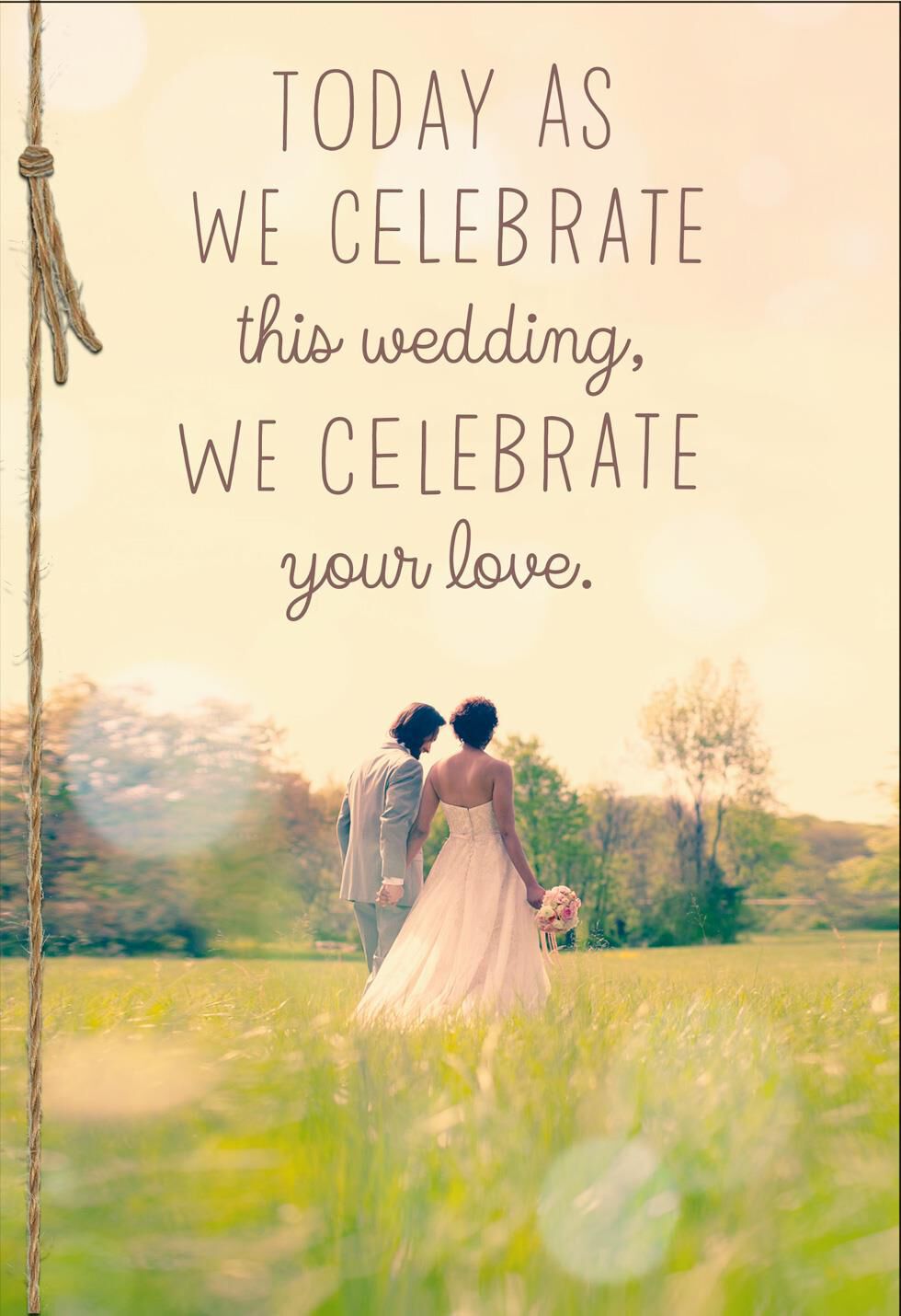 Celebrate Your Love Wedding Card