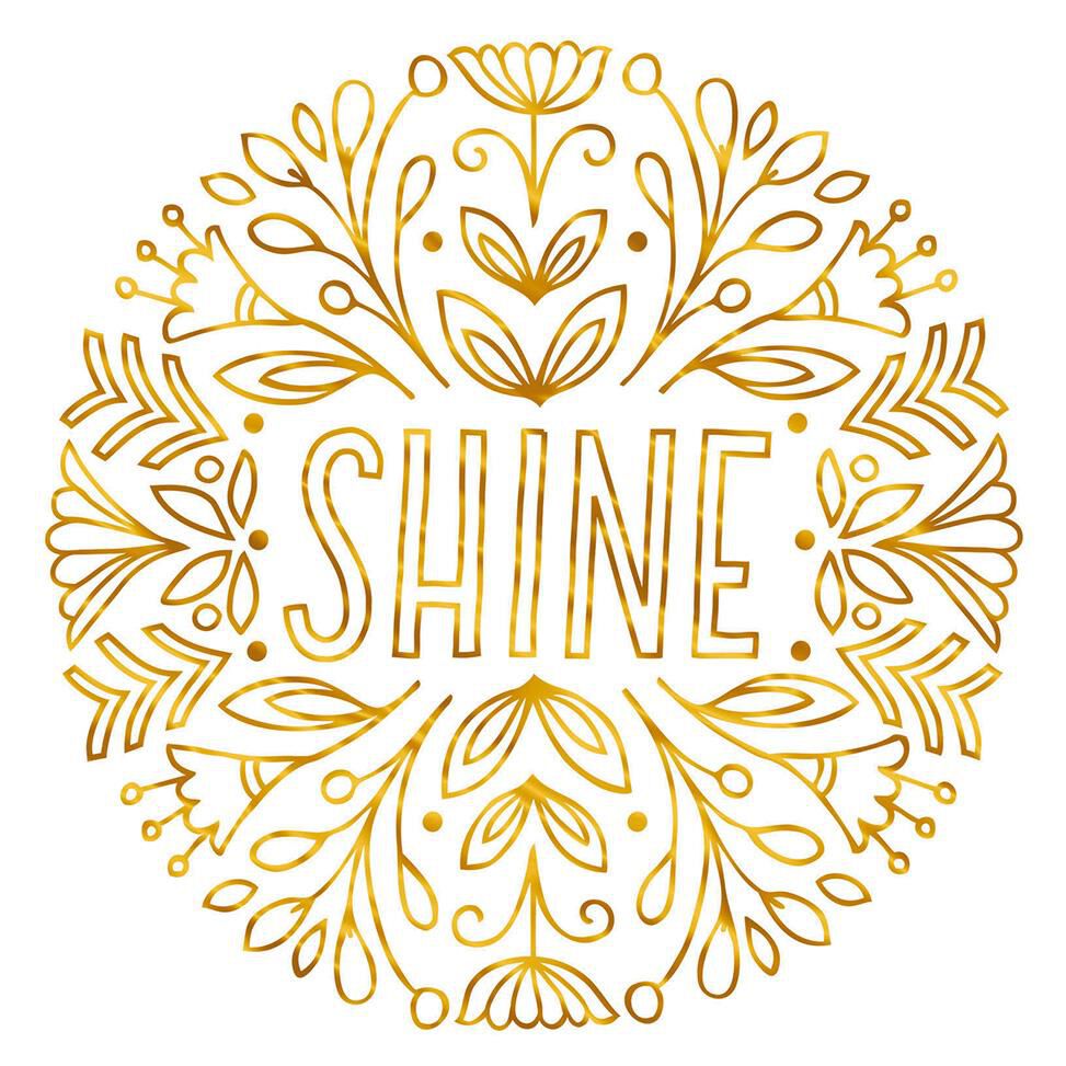 Shine Blank Card