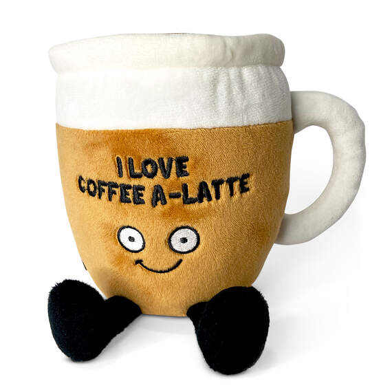 Punchkins Coffee Cup Plush Character, 7", , large image number 1