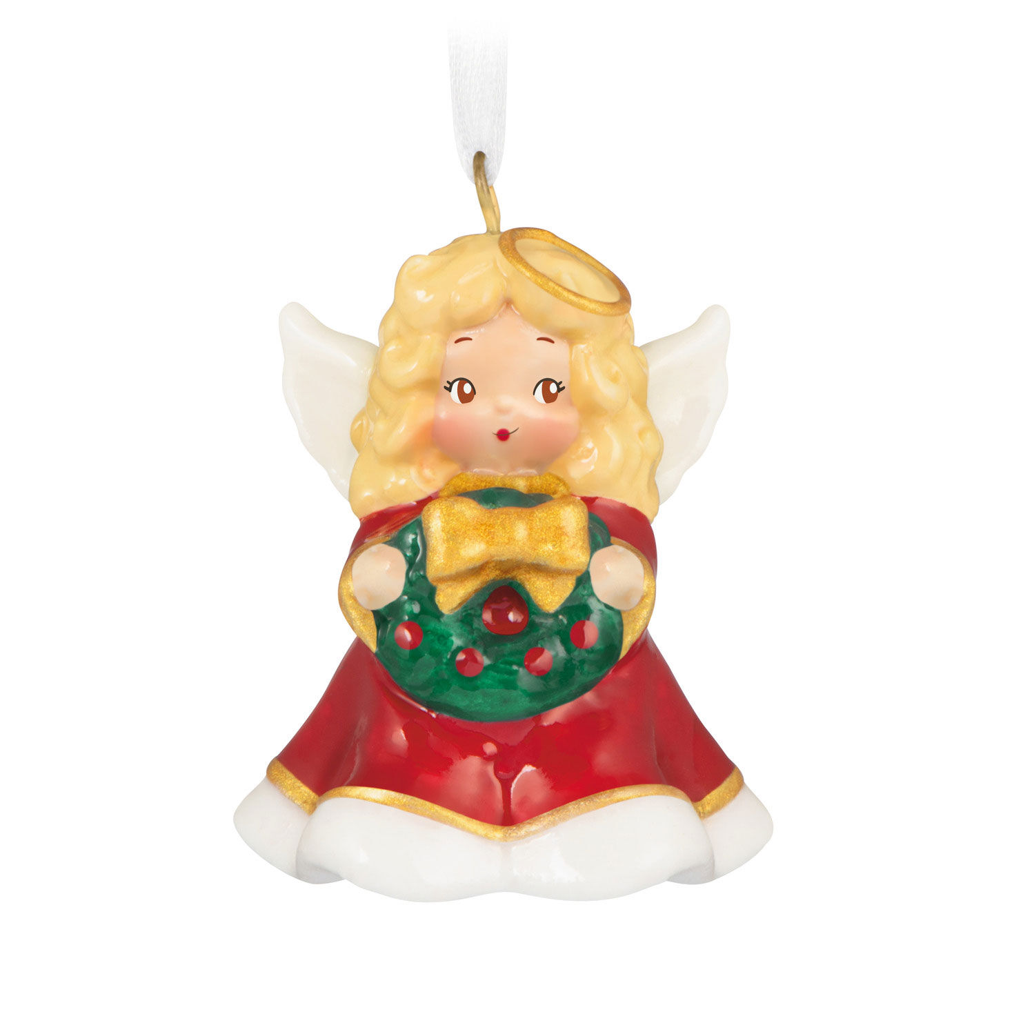 Mini O Little Angel! Porcelain Ornament, 1"