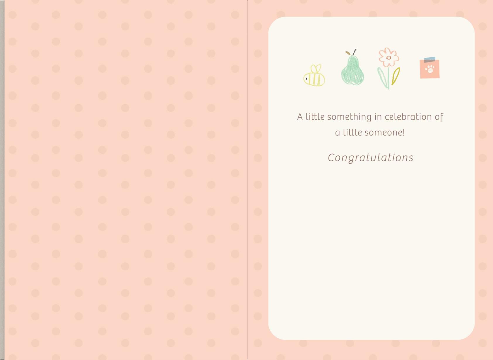 Children's Artwork Religious New Baby Card