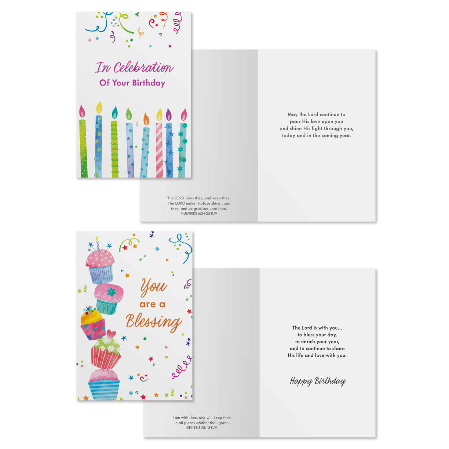 Party Designs DaySpring Birthday Cards Assortment Card Front with Sentiment image number 4