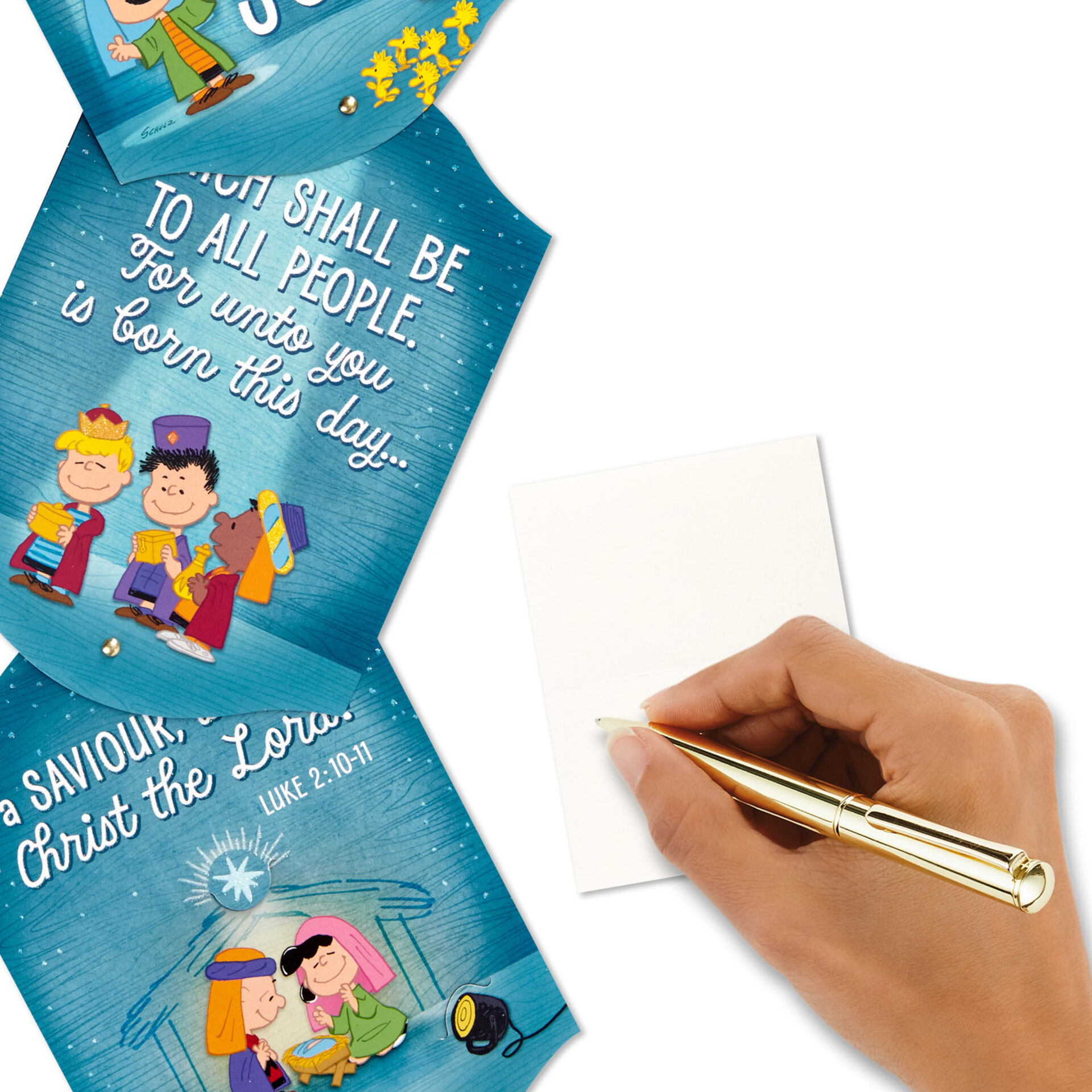 Peanuts Christmas Pageant Hanging Christmas Cards Box Of 12 Boxed Cards Hallmark