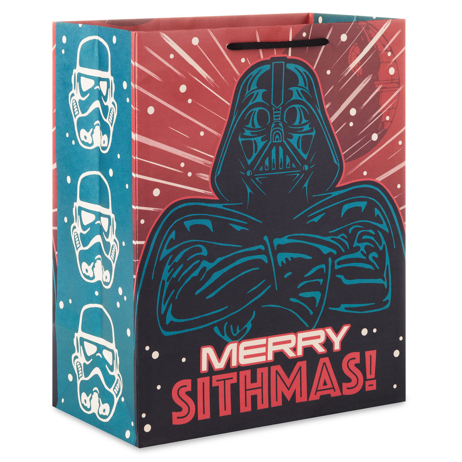 13" Star Wars™ Darth Vader™ Merry Sithmas Large Holiday Gift Bag