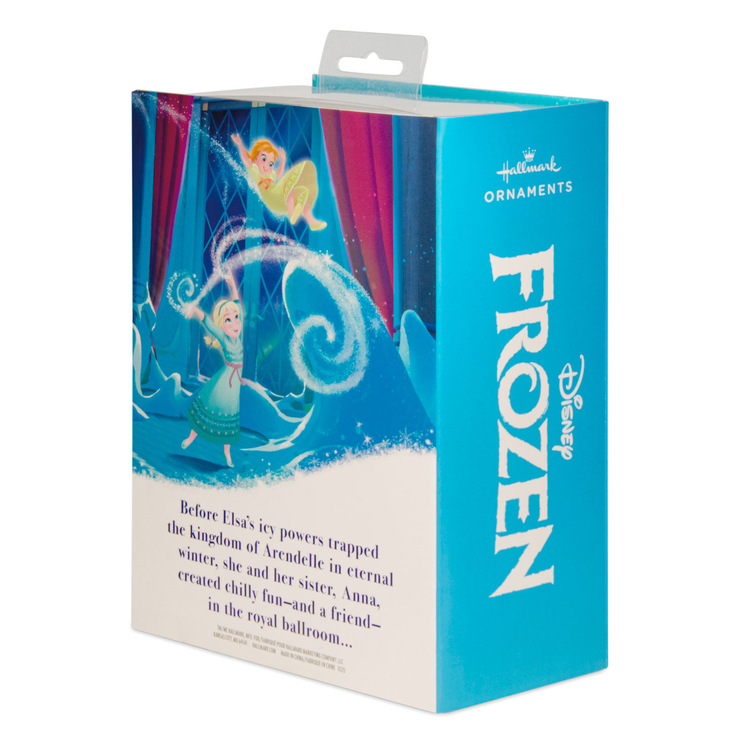 Disney Frozen Elsa, Anna, Olaf Christmas Ornaments backage spine and back image number 3