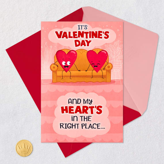 Right Next to You Funny Valentine's Day Card With Motion, , large image number 5