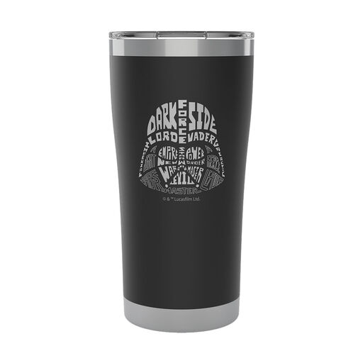 Tervis Star Wars Darth Vader Helmet Stainless Steel Tumbler, 20 oz., 