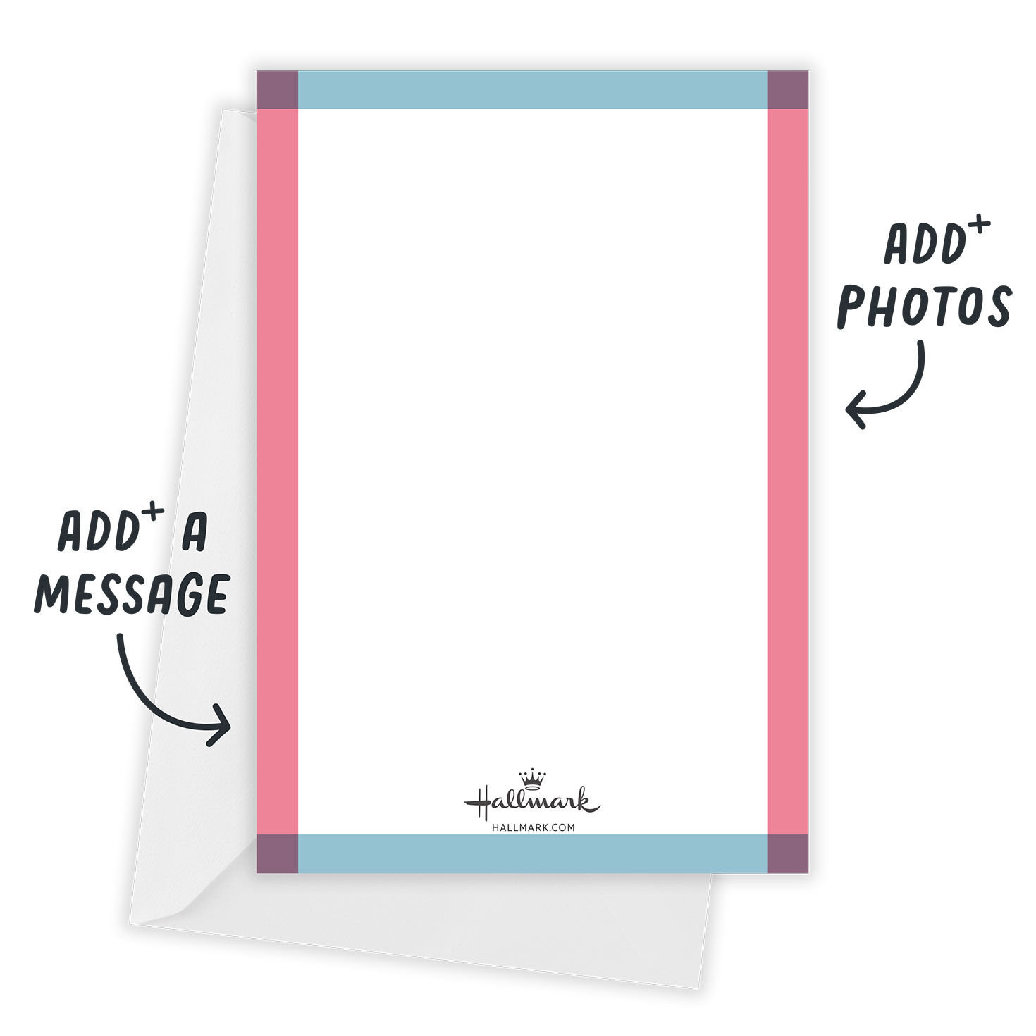 Boy or Girl Pink and Blue Gender Reveal Invitation, , large image number 3