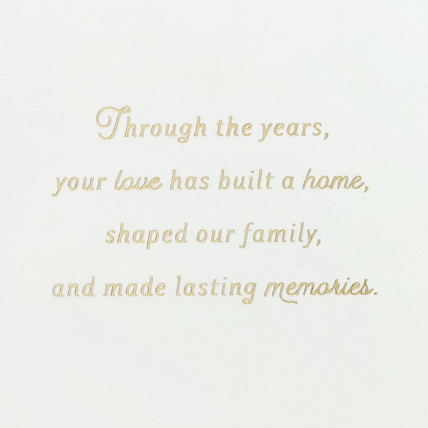 Tree with Garland Christmas Card for Mom and Dad Sentiment image number 2