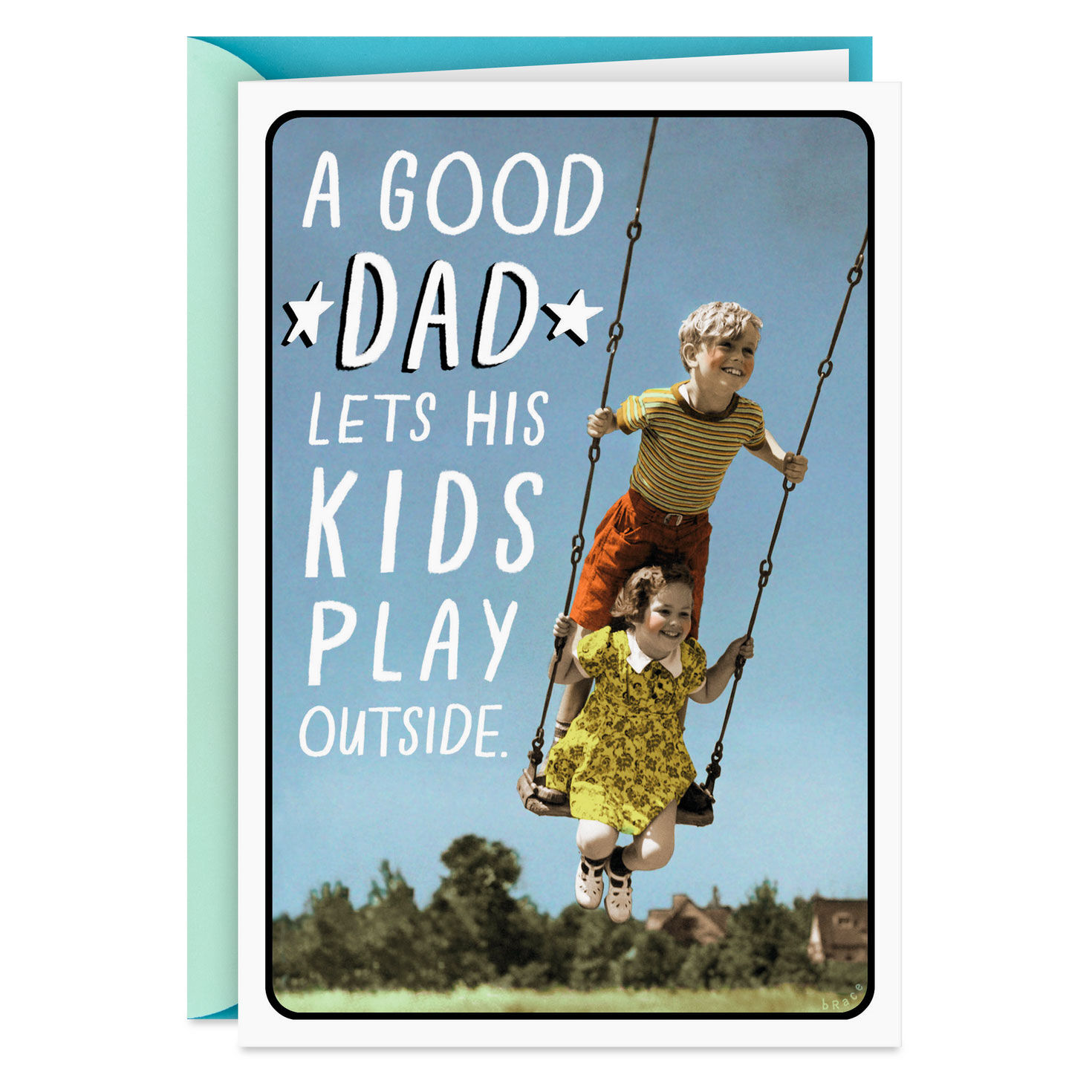 A Good Dad vs. a Great Dad Funny Birthday Card