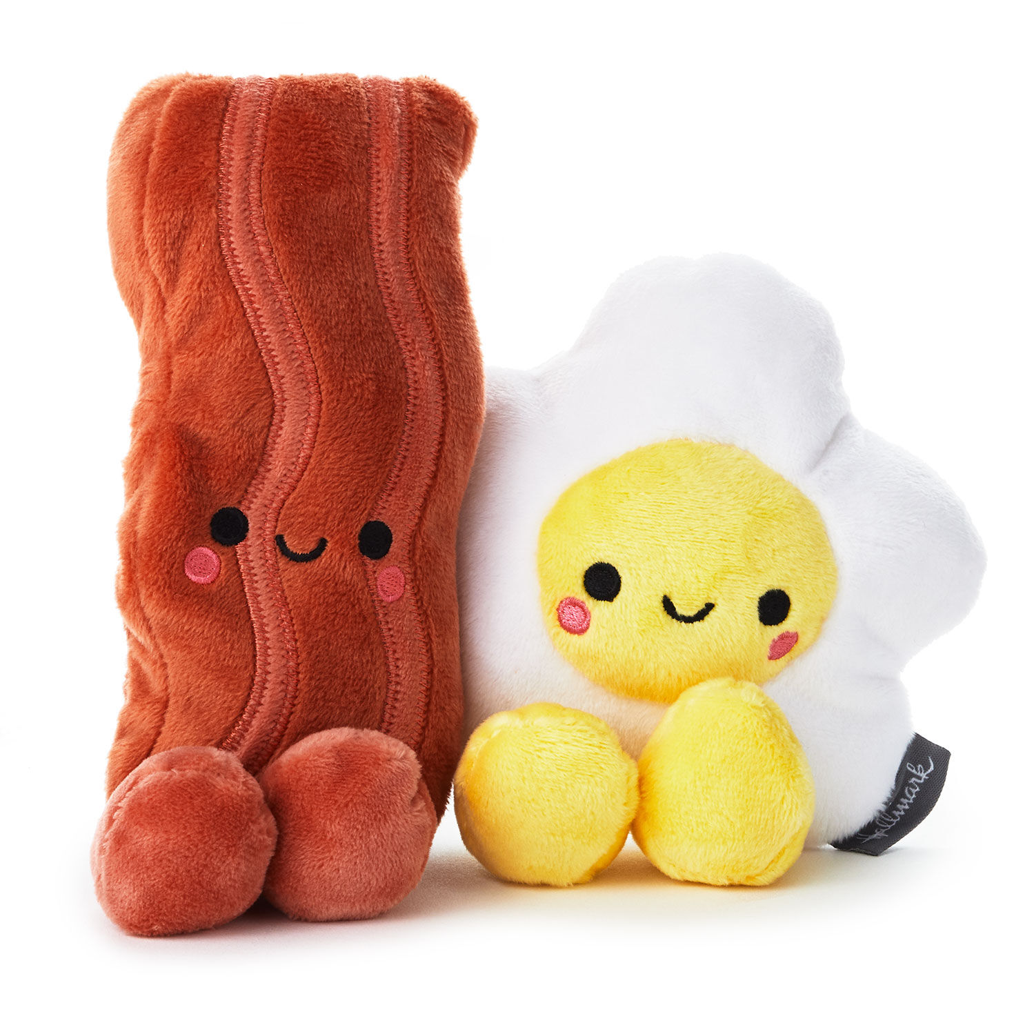 Bacon and Egg Love Plush Ornament