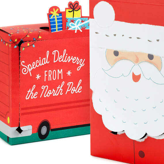 Santa and Delivery Truck 2-Pack Christmas Fun-Zip Gift Boxes, , large image number 6
